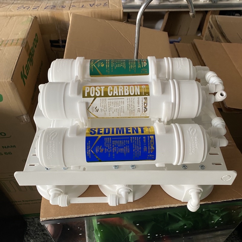 BỘ NANO 7 CẤP LỌC ⚡️ XẢ KHO ⚡️ MÀNG UF CAO CẤP - KHÔNG ĐIỆN KHÔNG NƯỚC THẢI - UỐNG TRỰC TIẾP TẠI VÒI - MÁY NANO LỌC NƯỚC