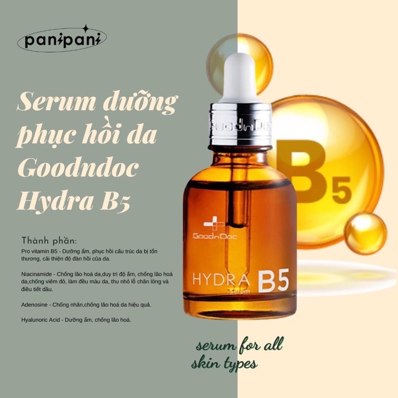 [100%AUTHENTIC] SERUM PHỤC HỒI DA GOONDOC HYDRA B5 SERUM 30ml