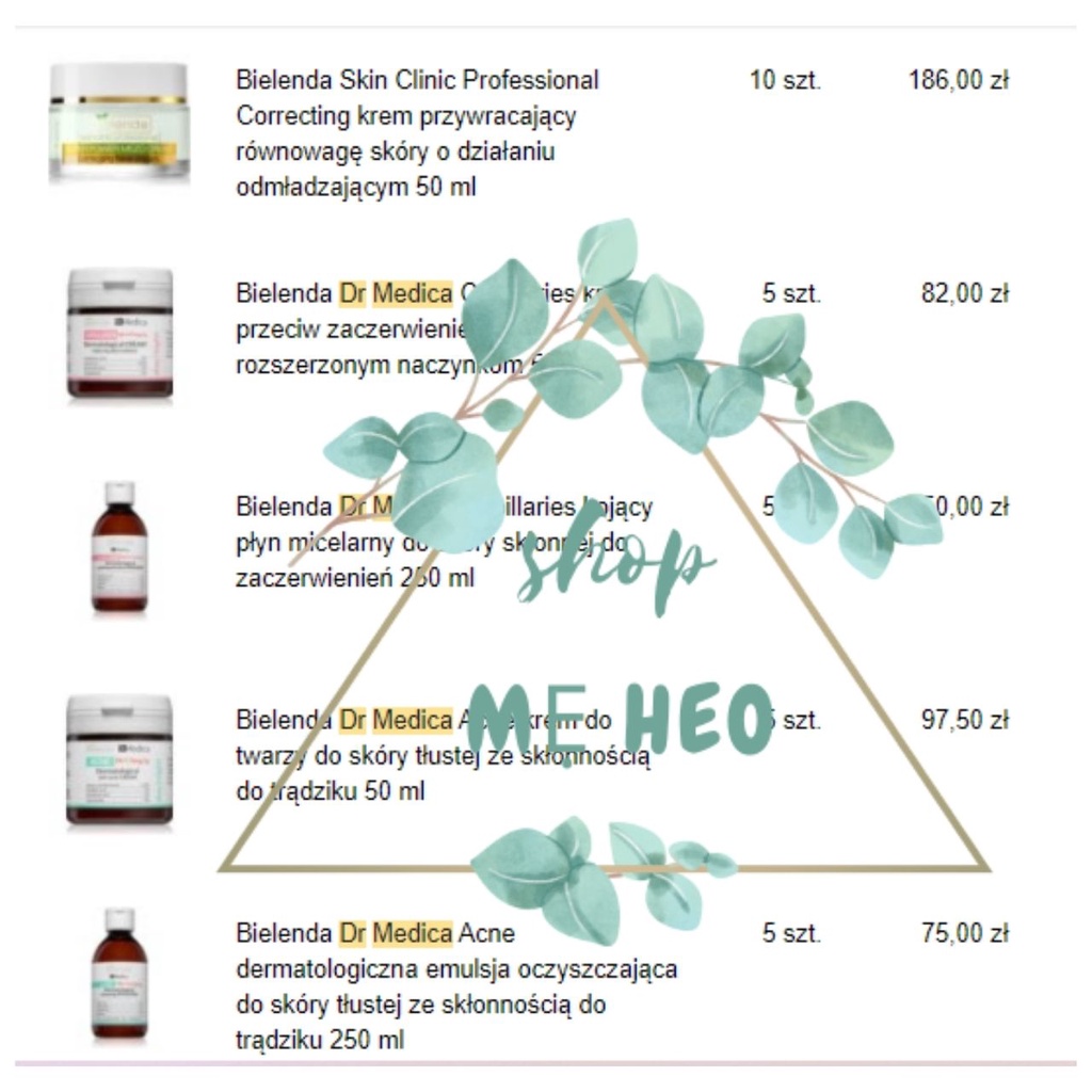 Kem dưỡng Bielenda Dr. Medica Anti-acne Dermatological giúp giảm mụn, mờ thâm, kem dưỡng dành cho da dầu mụn 50ml