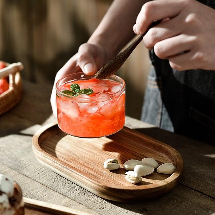 Tô Thủy Tinh Chịu Nhiệt Đựng Kem / Trái Cây / Pudding Tiện Dụng