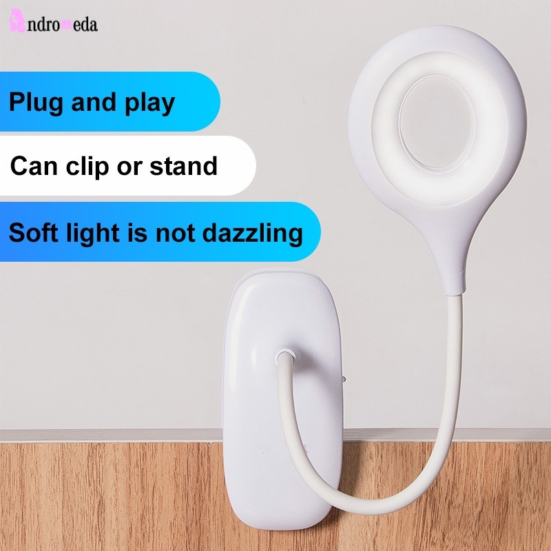Đèn LED để bàn cảm ứng linh hoạt có kẹp tiện dụng