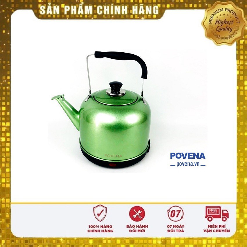 ẤM ĐUN NƯỚC SIÊU TỐC ĐẾ LIỀN POVENA PVN-52 5.0 LÍT CÔNG SUẤT 1500W