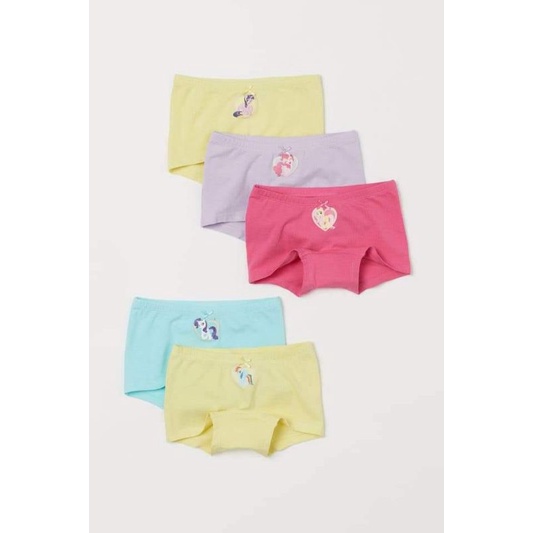 Set 5 chiếc quần chíp đùi bé gái xuất dư HM