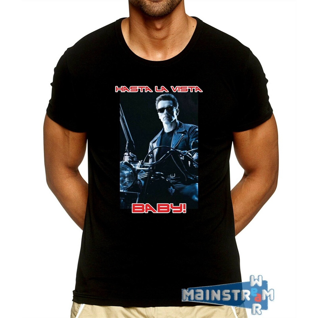 Áo thun Terminator 2 Ngày phán xét Android Arnold Schwarzenegger Cult