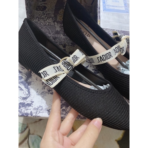 Giày bệt dior nơ