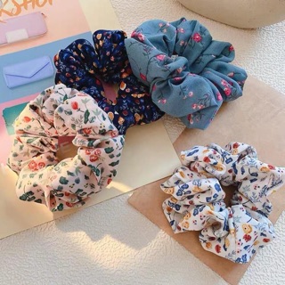 Cột tóc Scrunchies hoa tulip