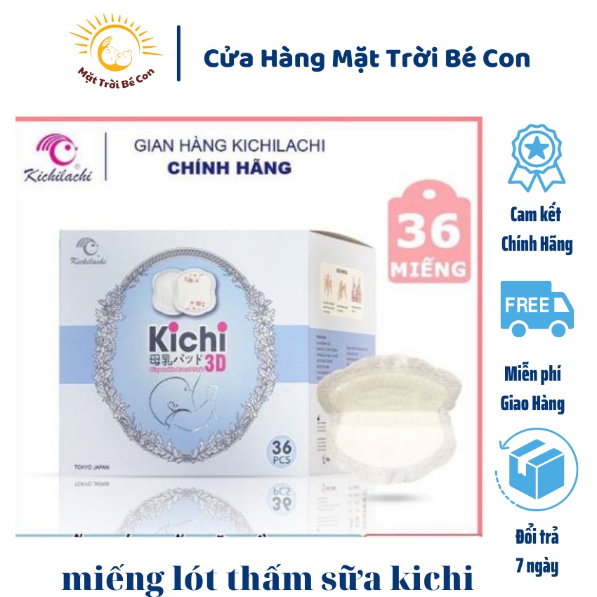 MIẾNG LÓT THẤM SỮA KICHI 36 miếng