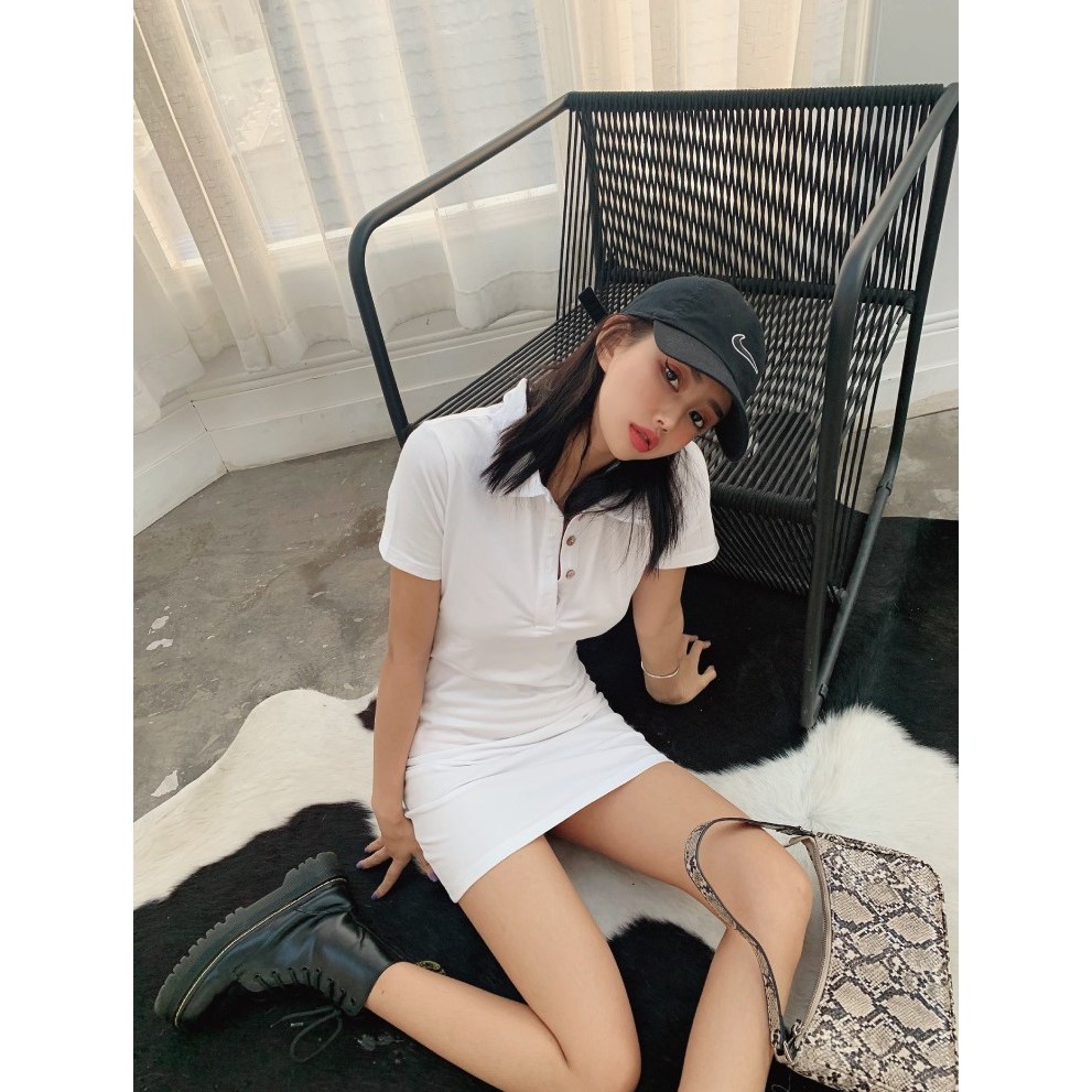 Váy polo nữ Havana Dress VPL001 có cổ, vải co giãn thoáng mát - Uni By Heart | BigBuy360 - bigbuy360.vn