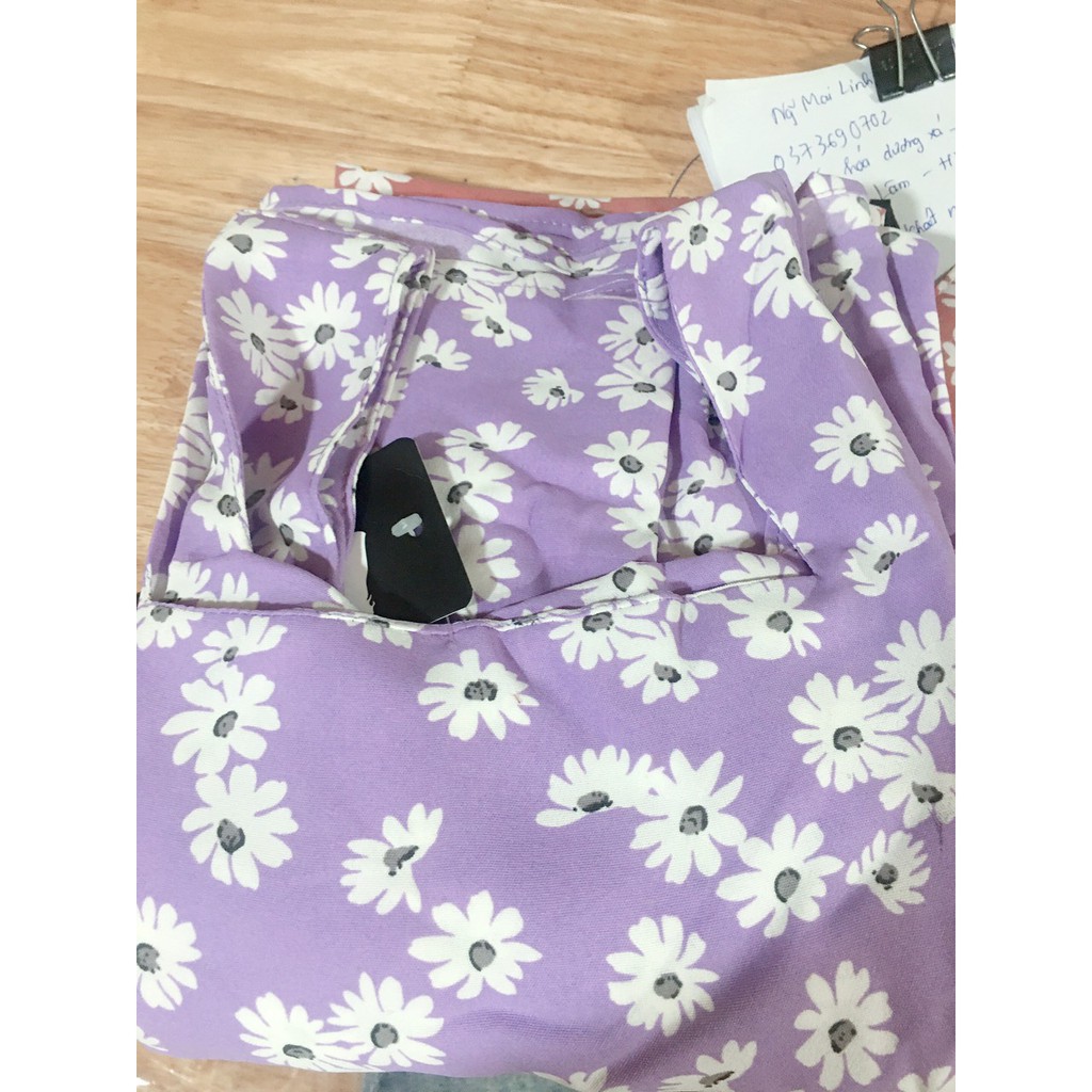 váy 2 dây bản to vintage hoa cúc nhí xinh xắn | BigBuy360 - bigbuy360.vn