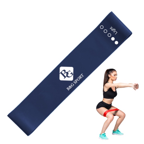 BG Dây đàn hồi kháng lực tập Gym Yoga Thái Lan cao cấp đa năng mới 2022/ MÀU VÀNG (L) 11-13KG HOT