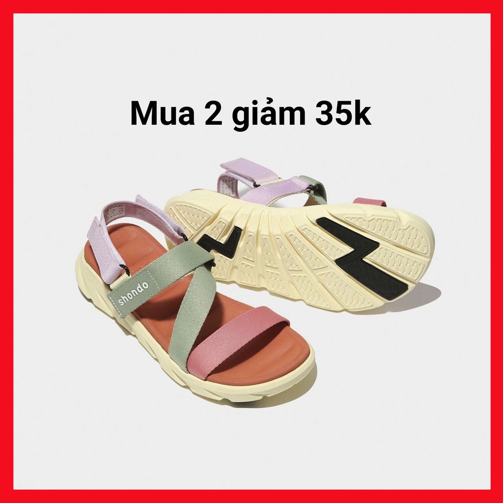 Giày Sandals SHONDO F6 Sport – F6S0580-Ngũ Sắc