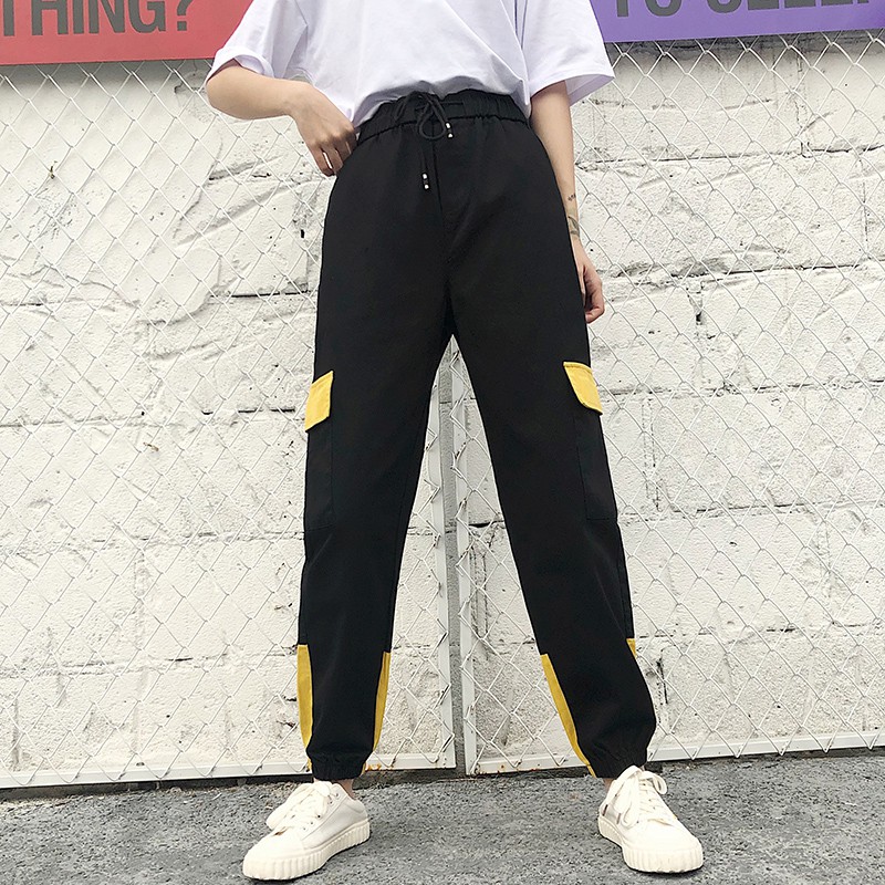 Quần jogger nam nữ túi hộp chất kaki dày dặn, mẫu mới Hàn Quốc A136