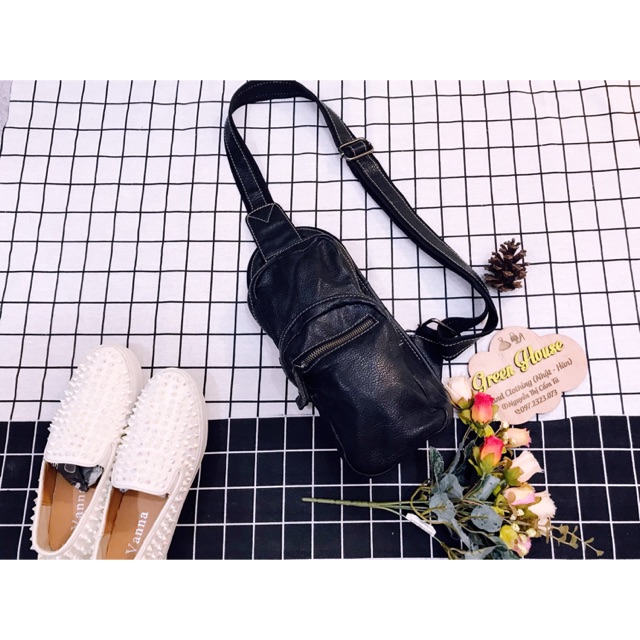 Túi Da đeo chéo bao tử