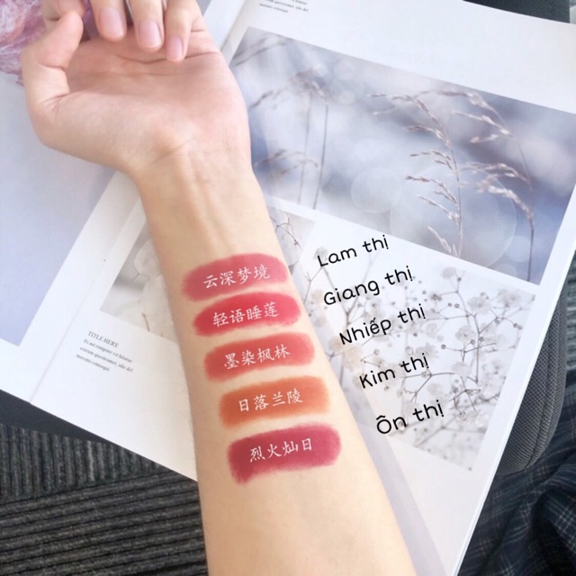 (HÀNG ORDER) SON THỎI CIGA LONG x TRẦN TÌNH LỆNH | BigBuy360 - bigbuy360.vn