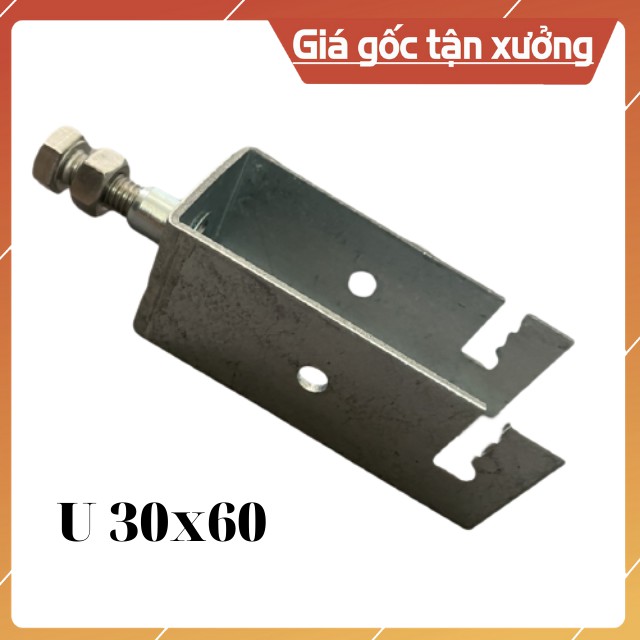Pát U 30x60 Kẹp Dưới Tấm Pin Năng Lượng Mặt Trời Kích Thước Chuẩn U30x60 mm Solar Panel NS-U36X