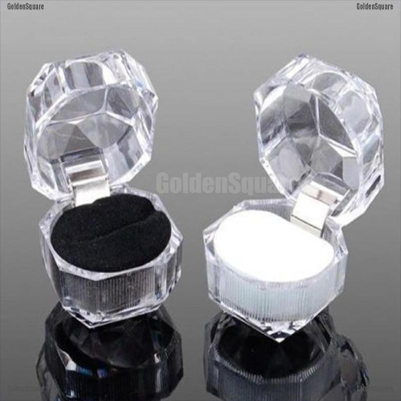 Set 5 Hộp Nhựa Trong Suốt Trưng Bày Nhẫn