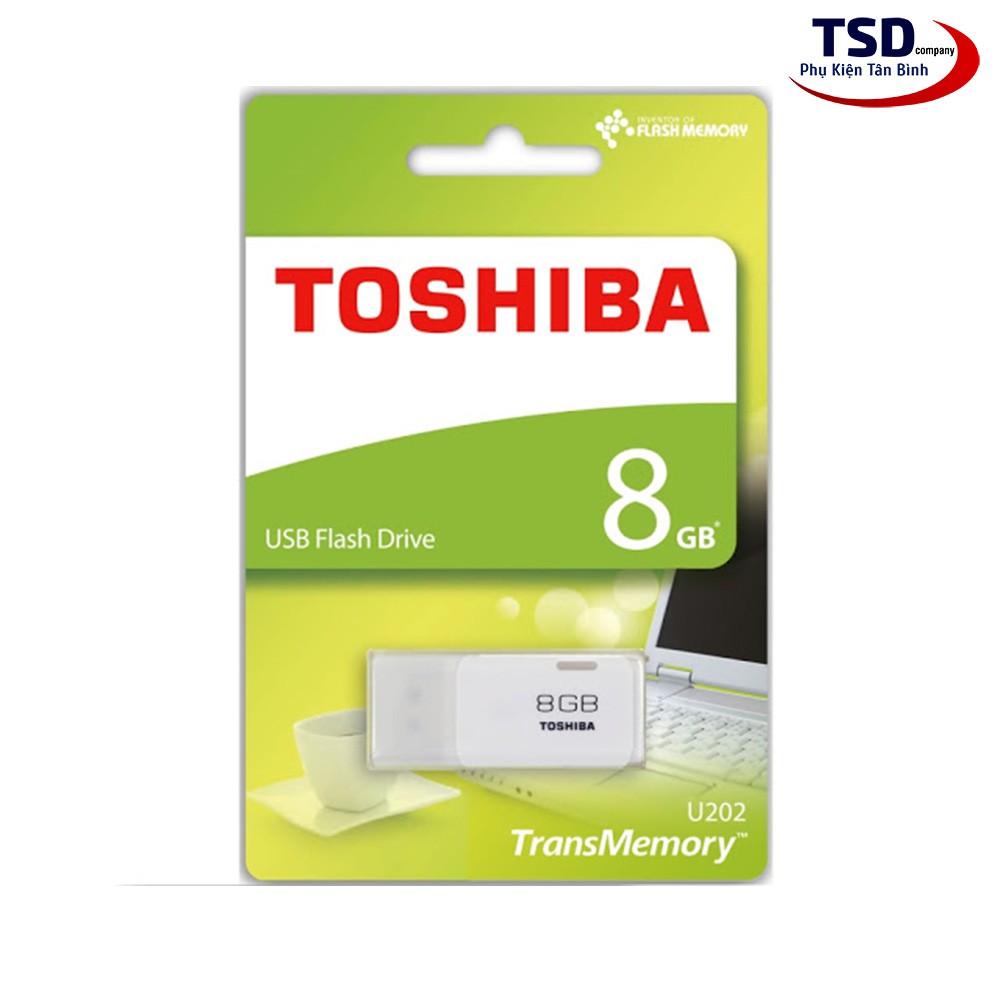 USB TOSHIBA 8GB U202 Chính Hãng Bảo Hành 24 Tháng