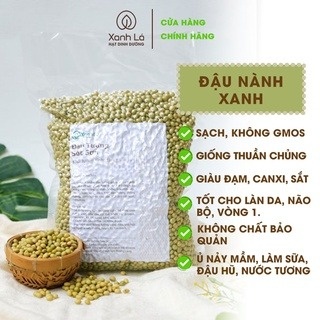 Đậu tương / đậu nành quê thuần chủng, hạt nhỏ giống bản địa, không biến đổi gen, nảy mầm 100% Xanh Lá