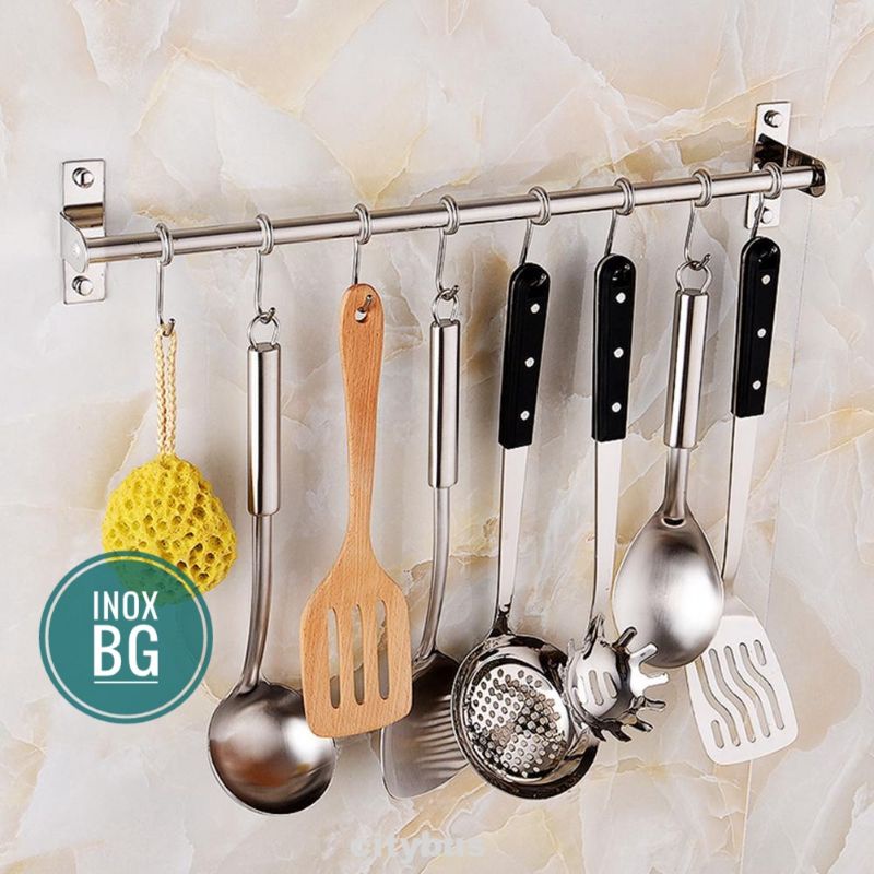 Móc treo xoong nồi 5/7/9 móc dài 40/50/60cm