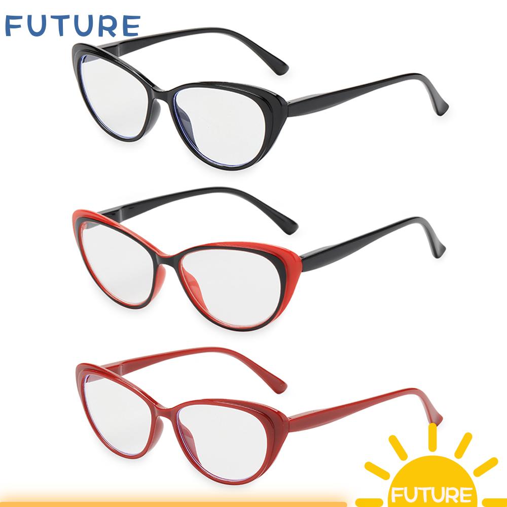 🎈FUTURE🎈 Fashion Reading Glasses Women & Men Readers Eyewear Presbyopia Eyeglasses Ultra-clear Vision Round Floral Frame Anti Glare Vintage Spring...