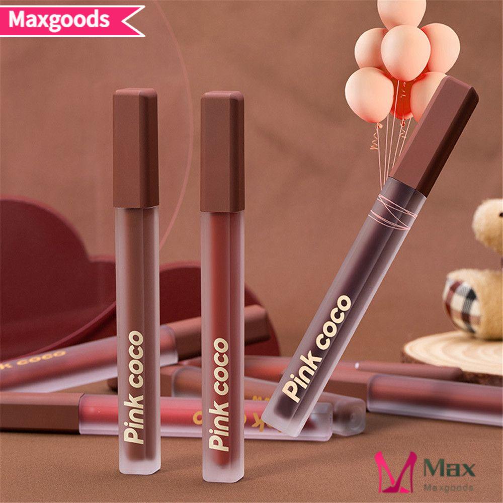 Son Môi MAXG 6 Màu Nhung Mịn Trang Điểm Cho Nữ