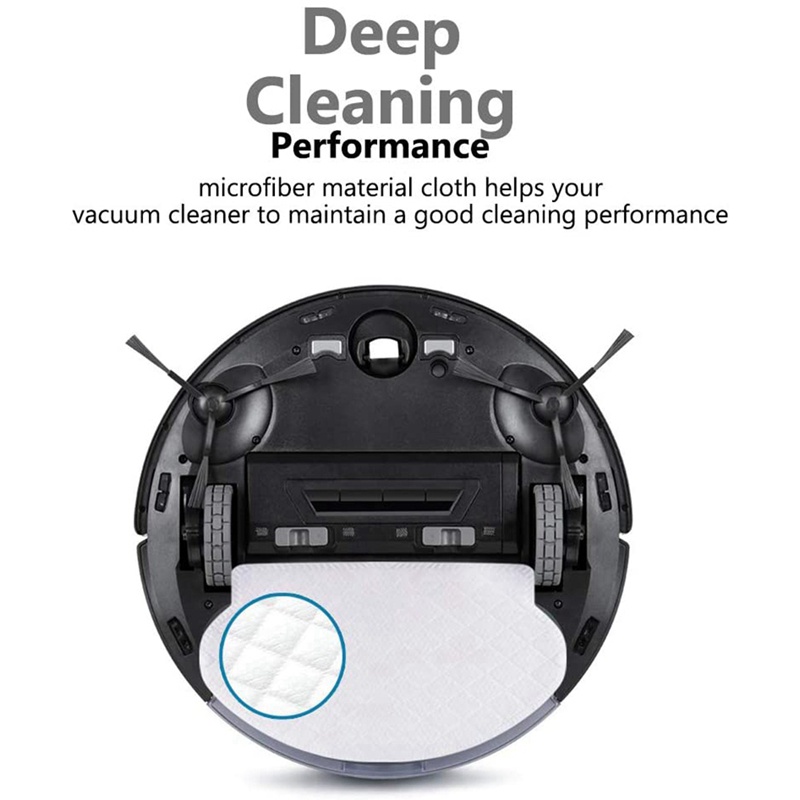 Set 50 Miếng Đệm Lau Sàn Cho Robot Hút Bụi Ecovacs Deebot OZMO N7 / T5 / OZMO 920 / OZMO 950