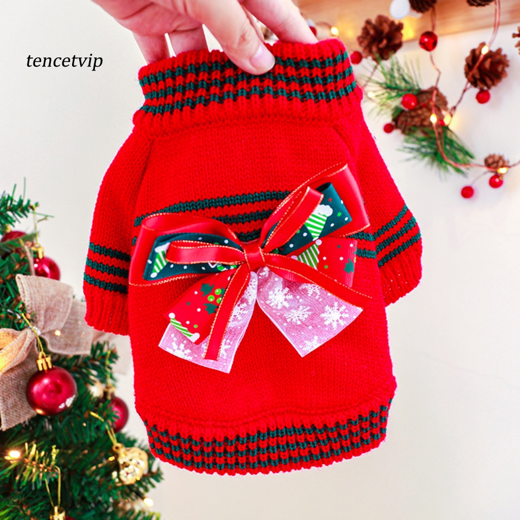 Áo Sweater Phong Cách Giáng Sinh Xinh Xắn Cho Thú Cưng
