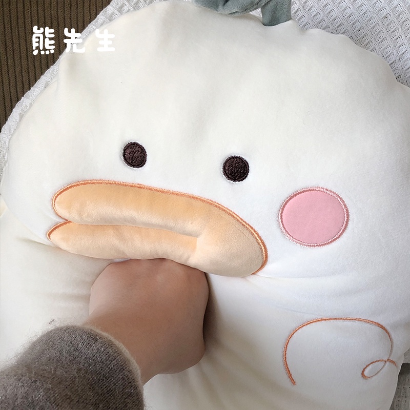 *Ins Hot!* Bee White Duck Soft Stuffed Plush Toys Pillows Animal Plush Toy Cartoon Pillow Cushion For Kids Gift