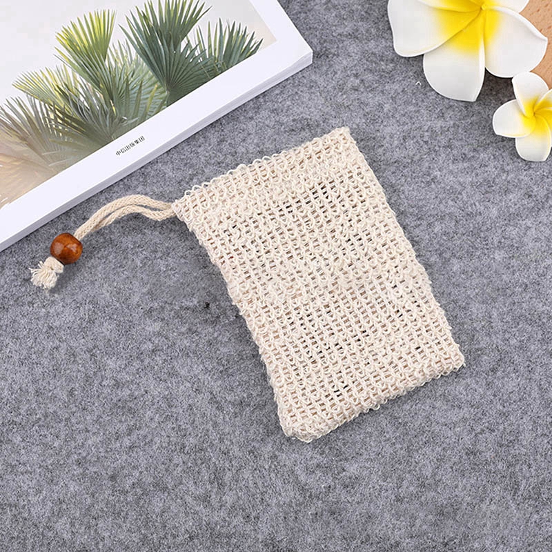 Túi dây rút đựng xà phòng chất liệu tự nhiên