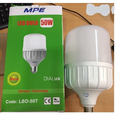 ⚡HÀNG CHÍNH HÃNG SIÊU SÁNG⚡ BÓNG ĐÈN LED BÚP TRỤ 50W MPE -BẢO HÀNH 2 NĂM