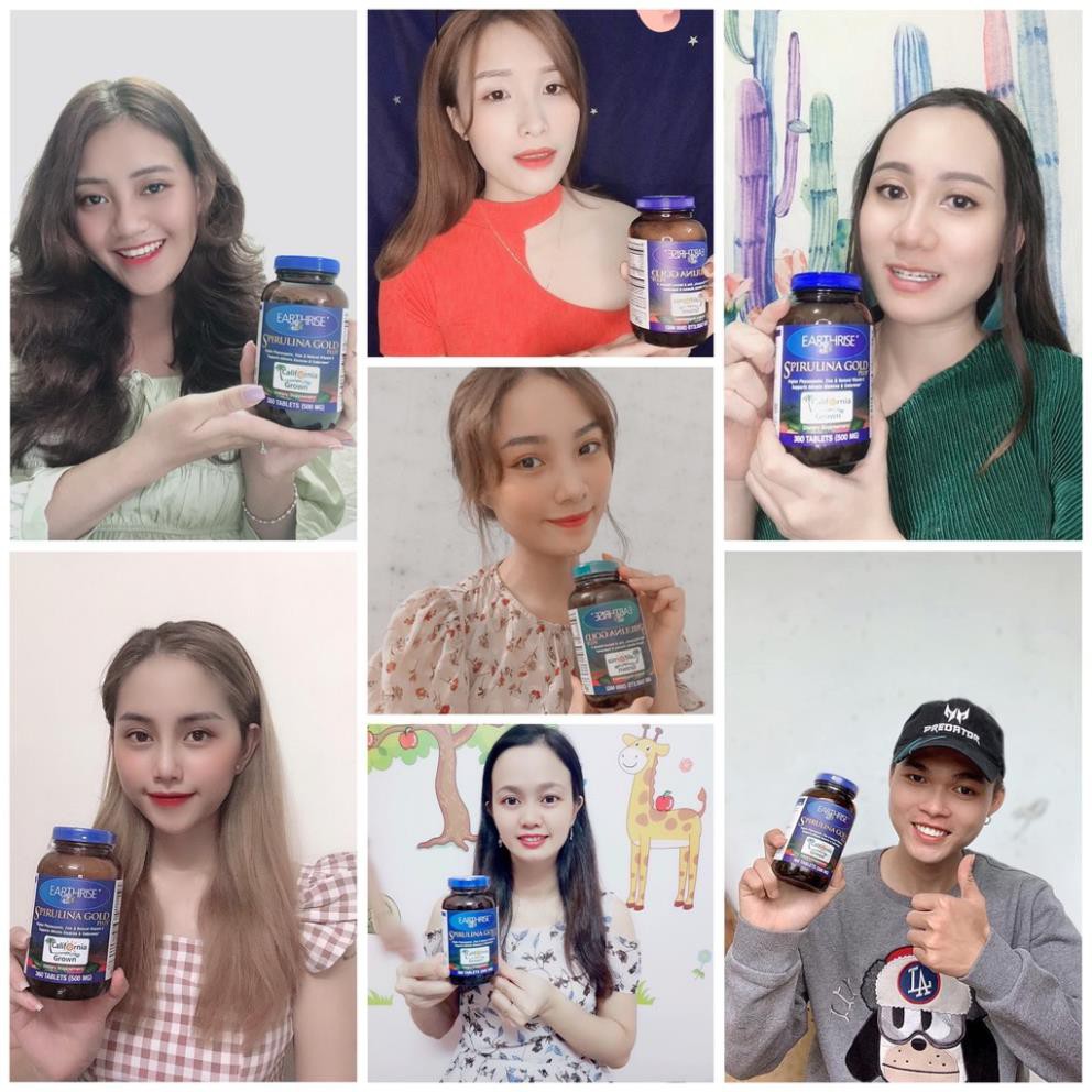 [Chính Hãng] Tảo Mặt Trời Spirulina Gold Plus Lọ 360 viên - Tăng cân an toàn, 100% tự nhiên, nhập khẩu nguyên hộp từ Mỹ | BigBuy360 - bigbuy360.vn