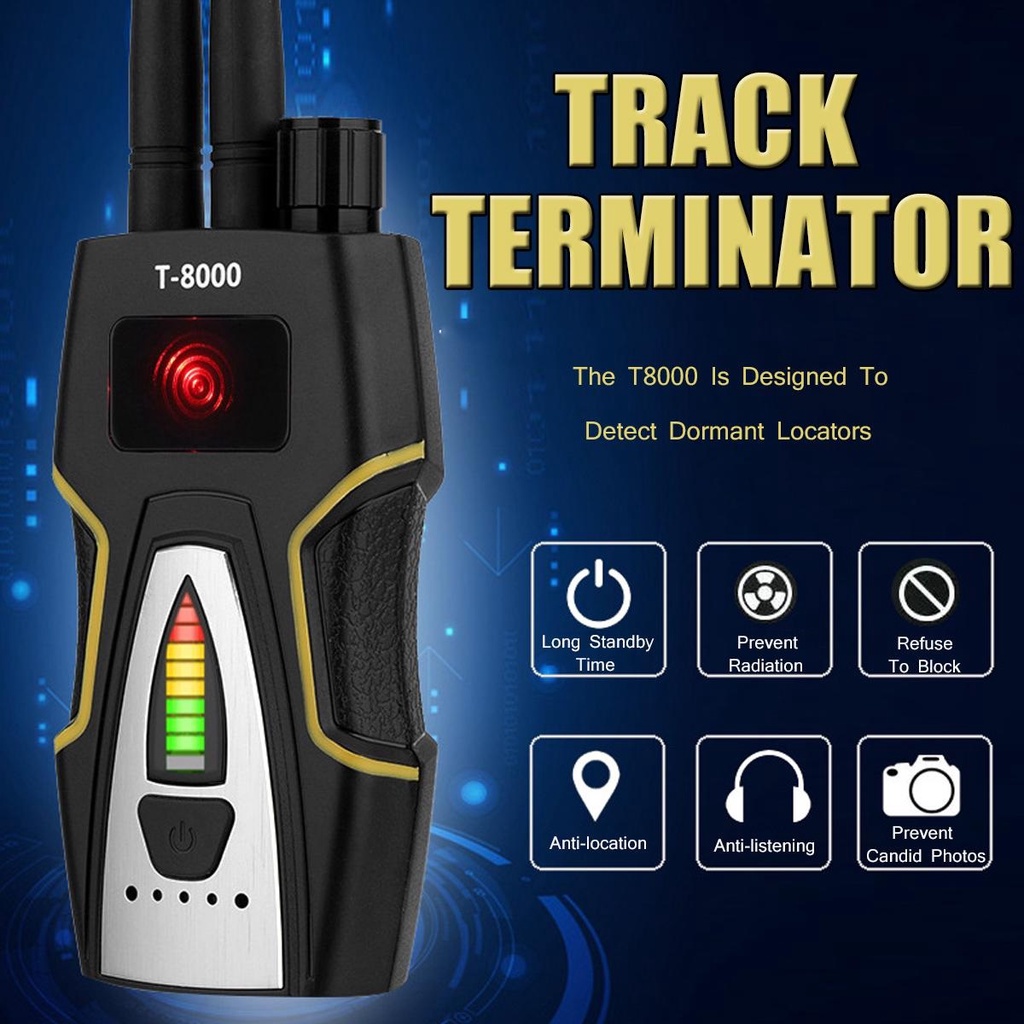 RF Detector T8000 - Thiết bị phát hiện máy ghi âm, camera wifi T-8000