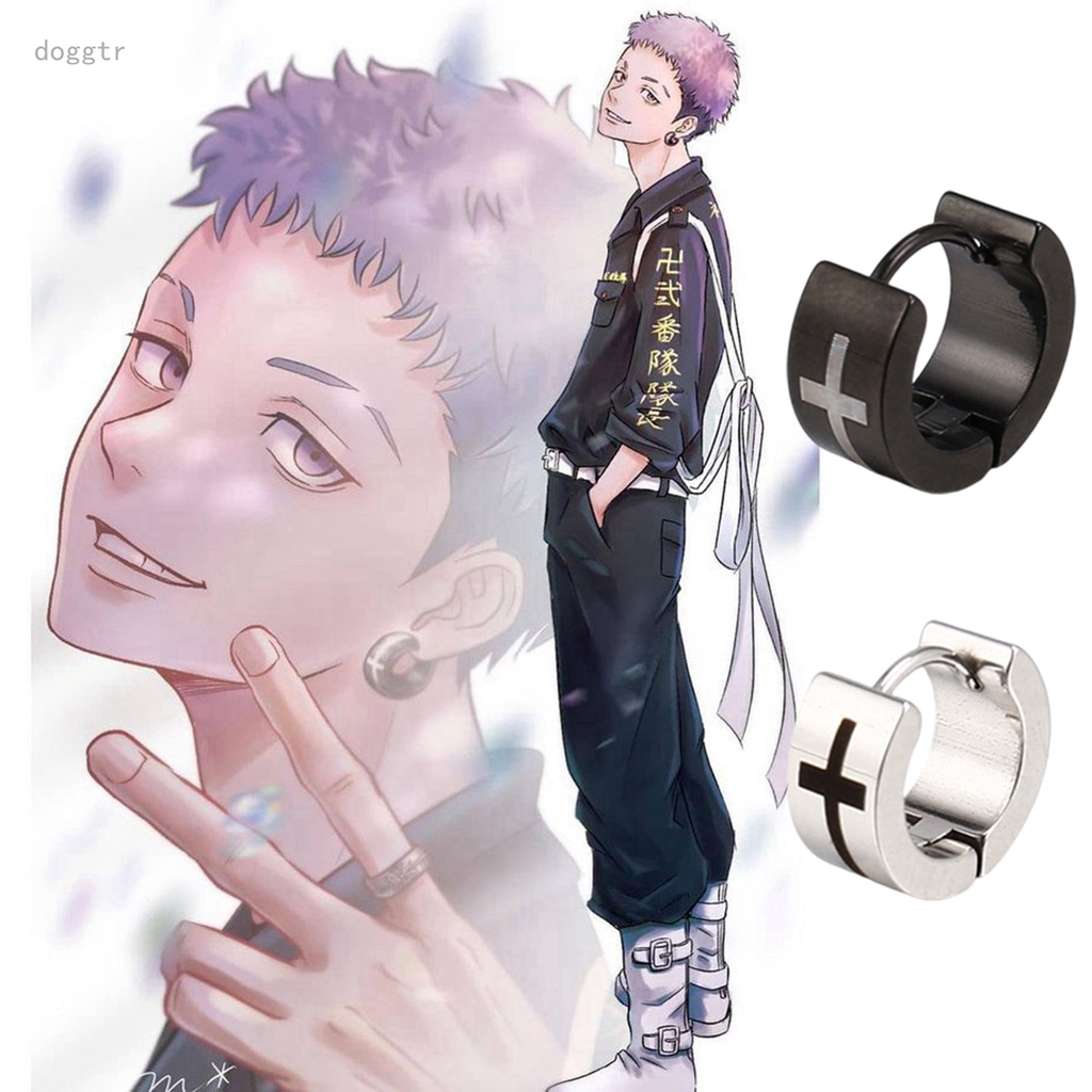 Anime Tokyo Revengers surrounding Takashi Mitsuya earrings cartoon character cos decoration accessorie Drop Earrings