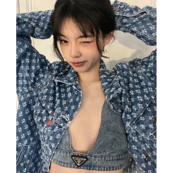 Áo Vest Denim Mới Mùa Thu Năm 2021