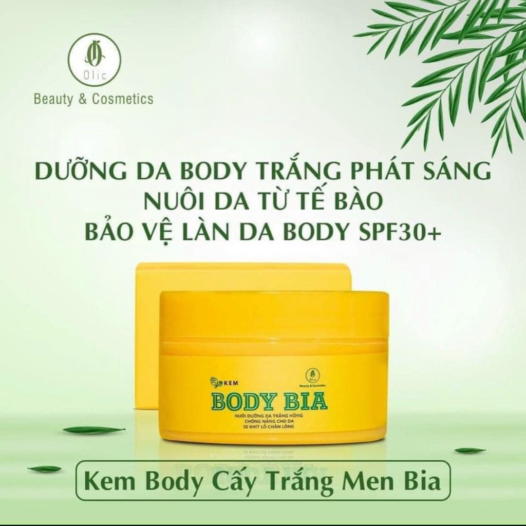 KEM BODY BIA Olic Chính Hãng 100g