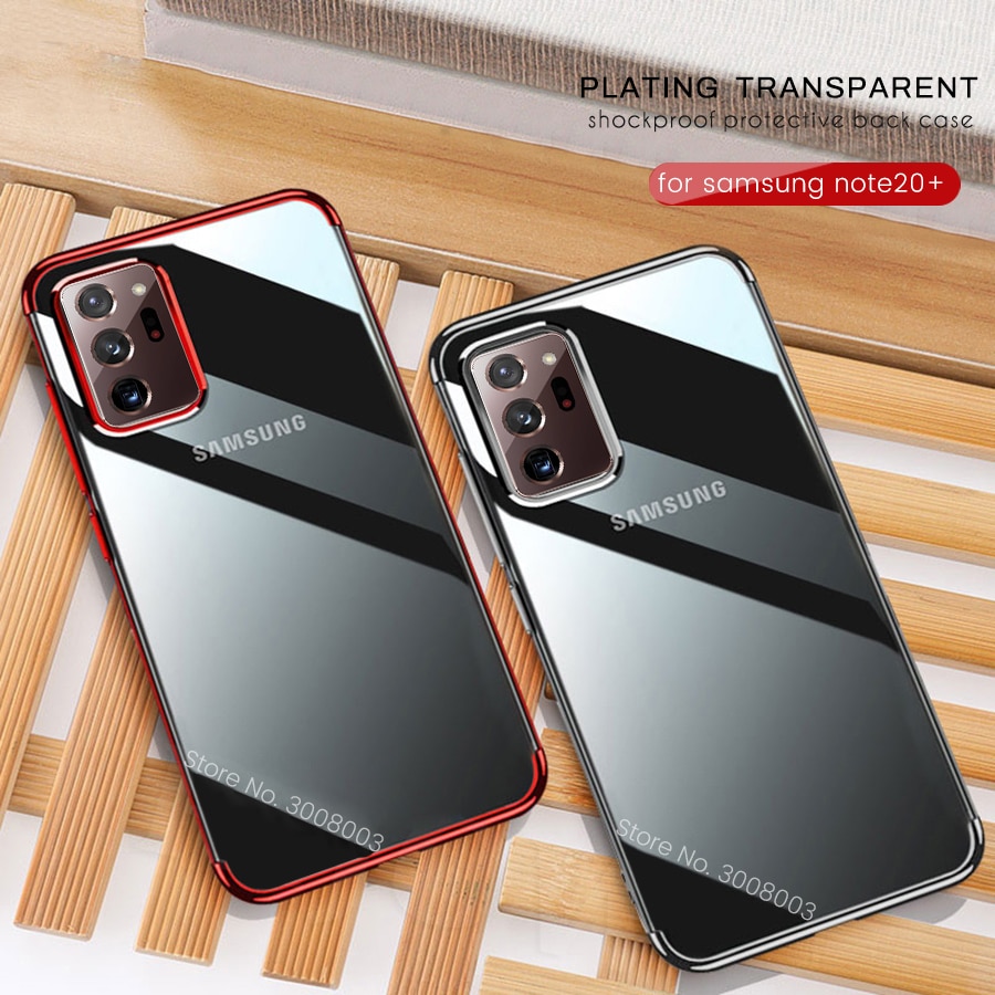 DDK Ốp điện thoại TPU silicon mềm mạ điện 6D chống sốc cho Samsung Galaxy Note 20 Note 20 Ultra