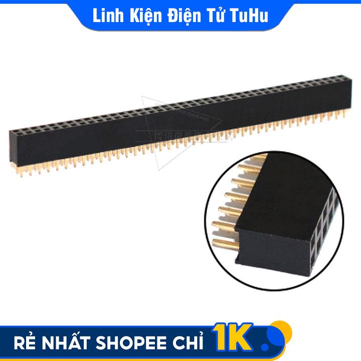 Jump Cái Đôi 2.54mm 2x40 Loại Thẳng Giá Rẻ