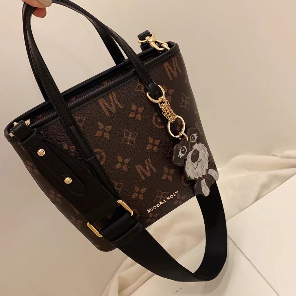 Túi tote nữ nâu miocrakoly chĩnh hãng - mk28806