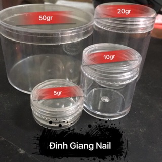 Hũ đựng đồ nail 10gr,20gr