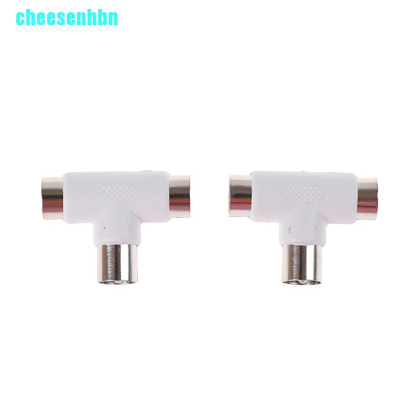 CONNEC Set 2 Dây Cáp Chia 2 Cổng Tv Chữ T Tiện Dụng