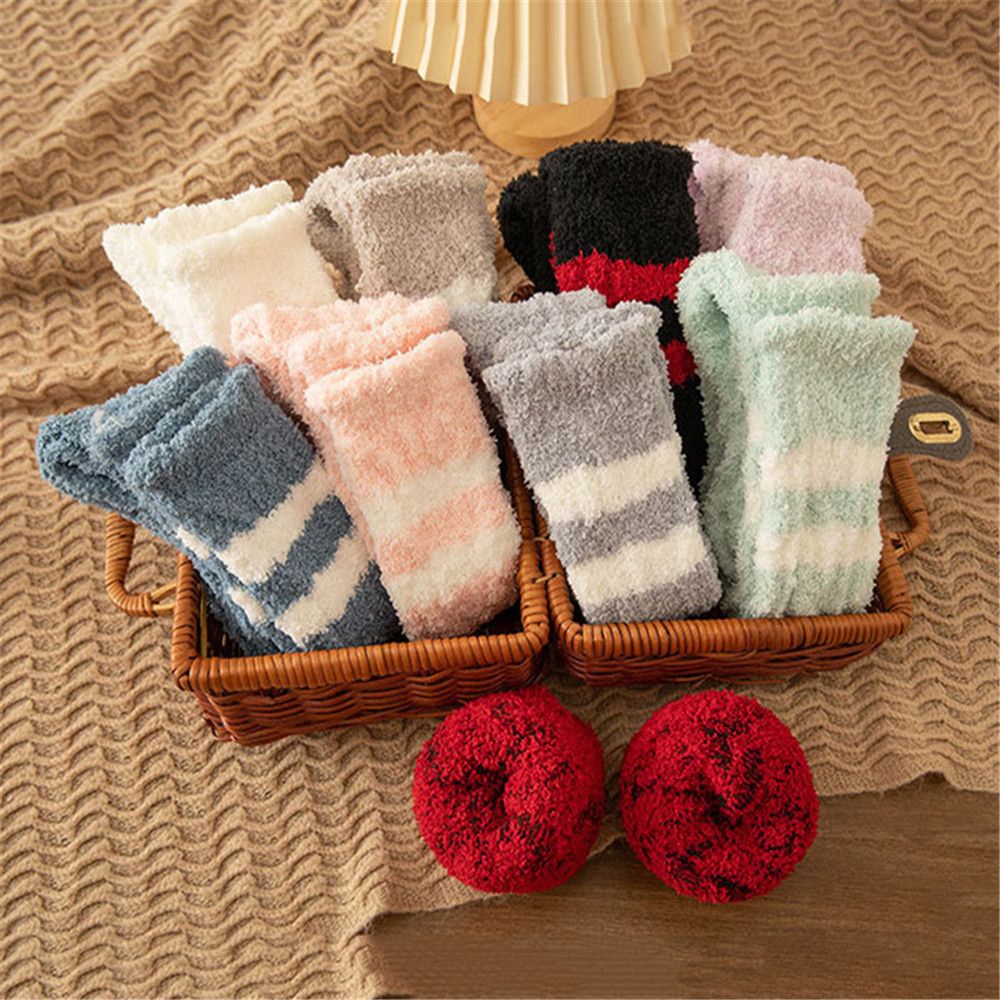 Vớ Dày Dặn Giữ Ấm Mùa Đông Thiết Kế Dễ Thương