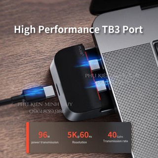 HUB chuyển đổi Baseus Armor Age Type-C Bracket Multifunctional HUB Adapter for MacBook Pro Thunderbolt 3 New Combined
