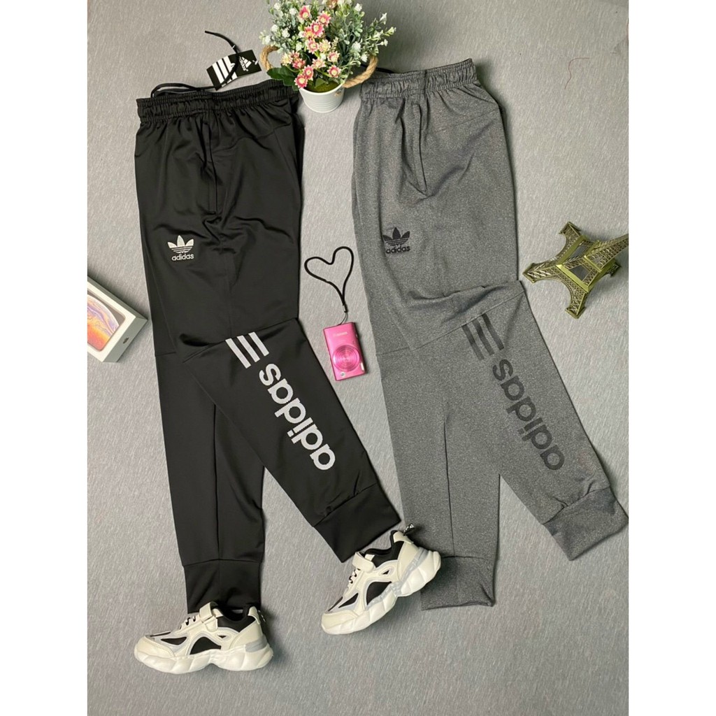 Quần Thể Thao Nam  Dài  - Ống rộng bo gấu túi zip