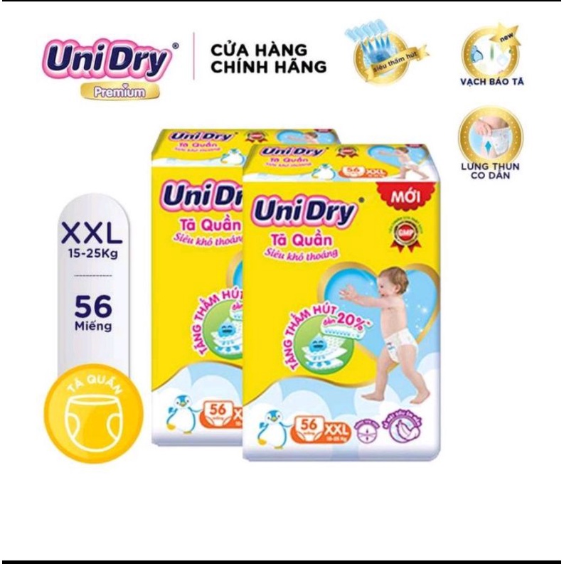 (THANH LÝ) Tả quần unidry các size (xxl :56m, M :60 miếng...)