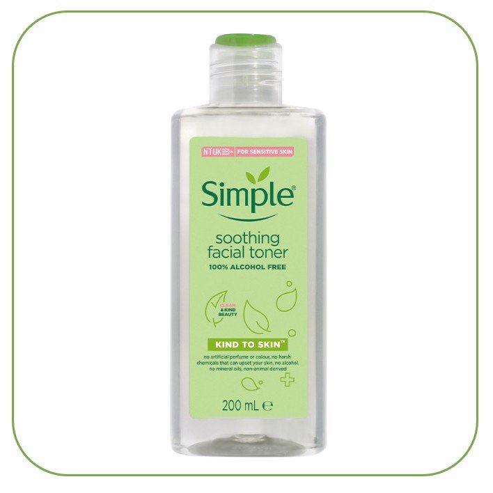 Nước Hoa Hồng Không Cồn Làm Dịu - Cân Bằng Độ Ẩm Cho Da Simple Kind To Skin Soothing Facial Toner 200ml