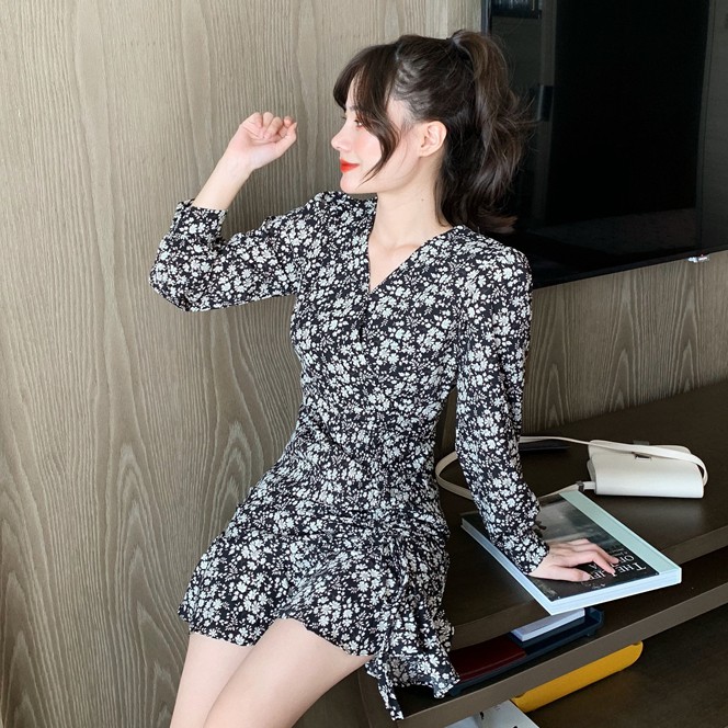 ĐẦM VÁY HOA NỮ ĐI TIỆC DẠO PHỐ ULZZANG | BigBuy360 - bigbuy360.vn