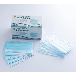 KHẨU TRANG Y TẾ CAO CẤP PHÚC KHANG(Màu xanh, màu xám)