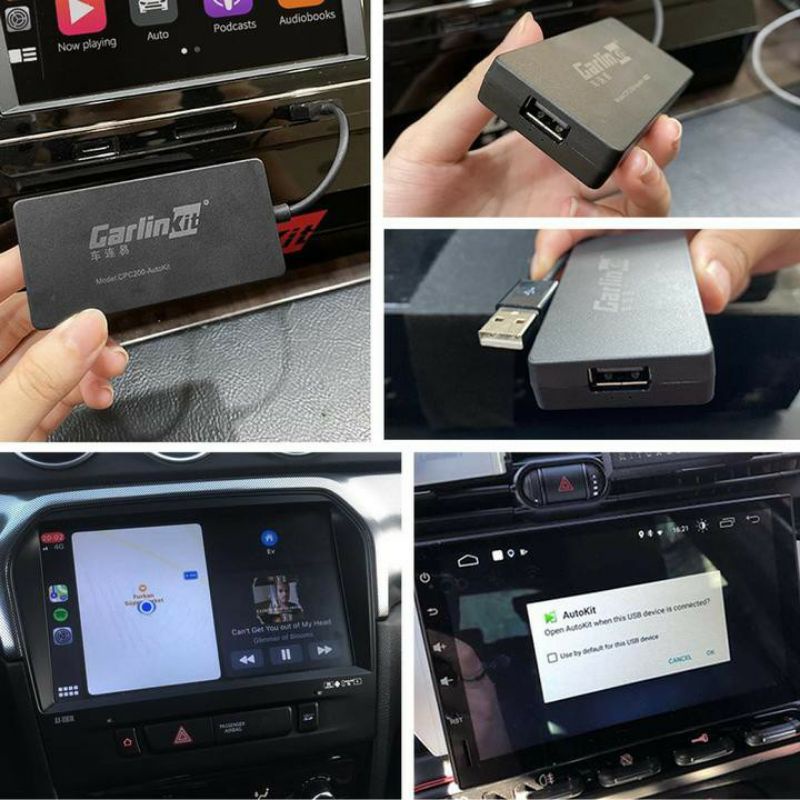 Carlinkit CPC200- 2021- Kích hoạt Apple Carplay không dây dùng cho xe Ô tô màn Android