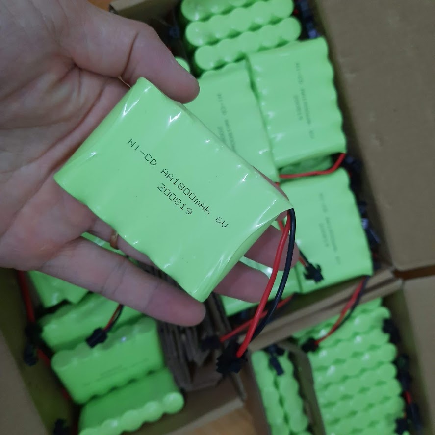 Pin 6v 2600mAH cho Xe Điều Khiển Dung Lượng Cao Ni-MH AA2600mAh (Xanh lá nhạt) / Ni-cd1800mah