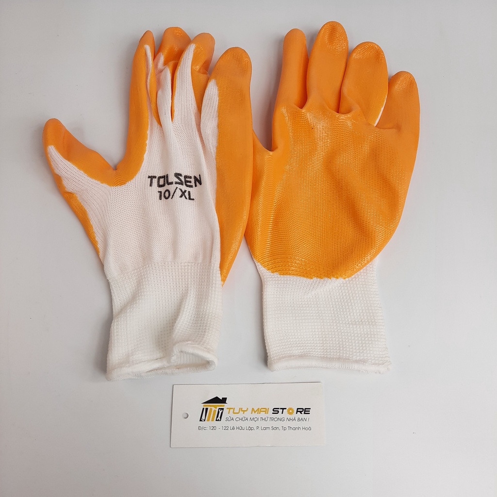 Bao tay vải cao su 1 mặt Tolsen 45010- TM Store